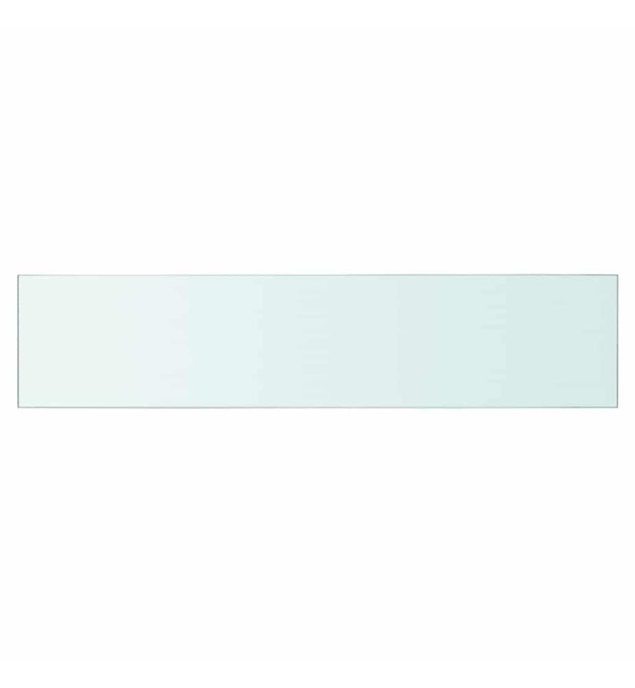 Regalböden 2 Stk. Glas Transparent 60 x 12 cm