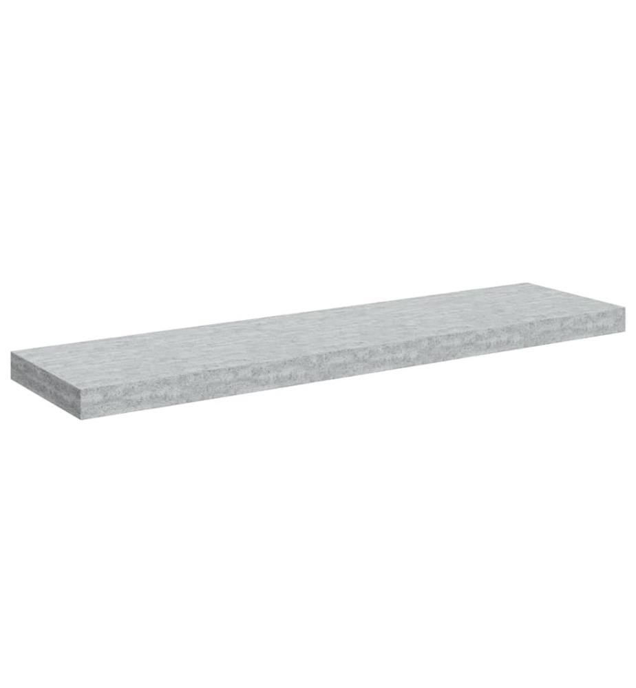 Schweberegal Betongrau 90x23,5x3,8 cm MDF