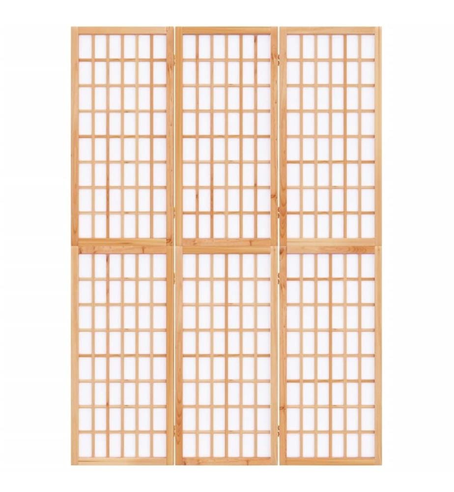 Cloison de séparation pliable 3 panneaux 120x170 cm