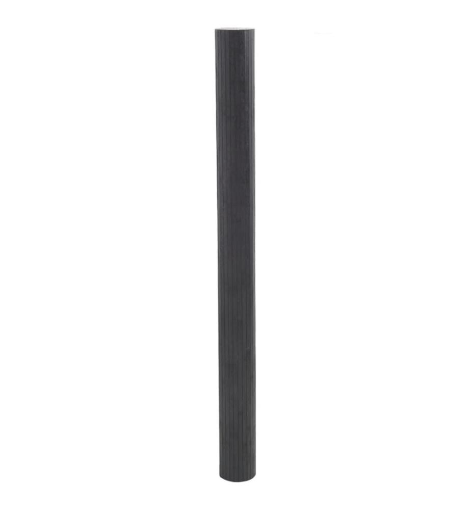 Paravent Grau Breite 400 cm Höhe 165 cm Bambus