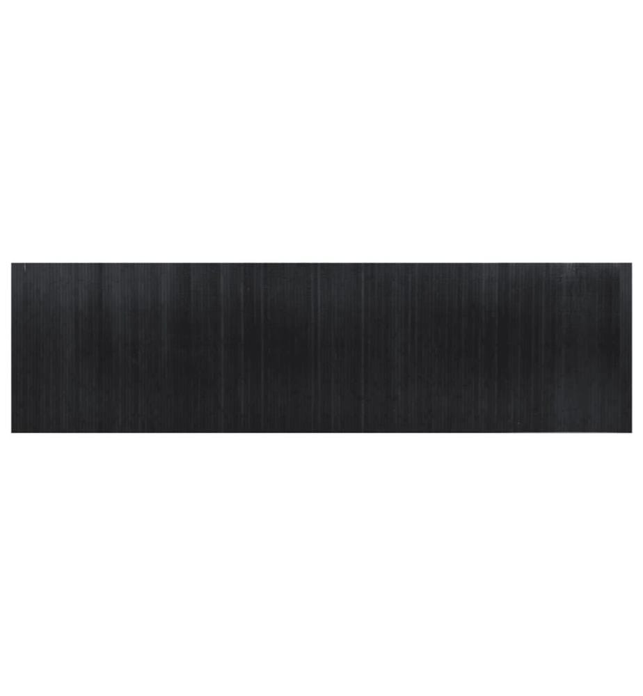 Paravent Schwarz Breite 600 cm Höhe 165 cm Bambus