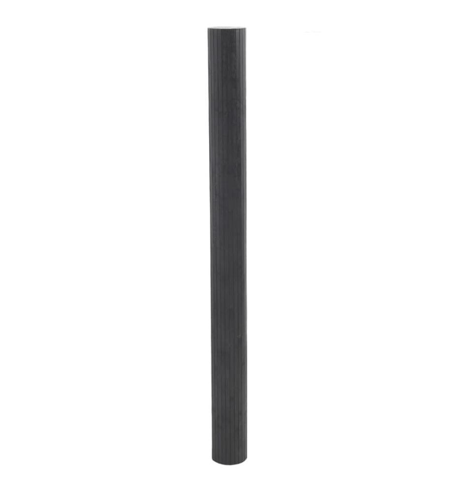 Paravent Grau Breite 600 cm Höhe 165 cm Bambus