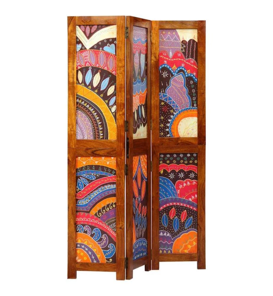 Paravent Marron miel 105 x 1,5 x 160 cm Bois d'Acacia Massif