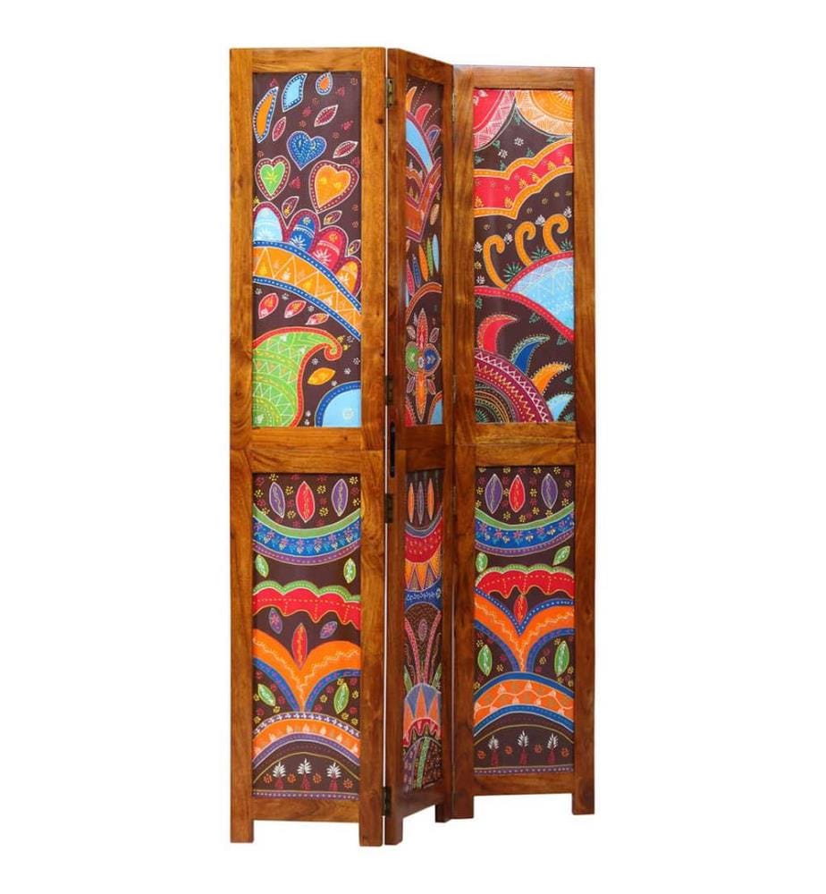 Paravent Marron miel 105 x 1,5 x 180 cm Bois d'Acacia Massif
