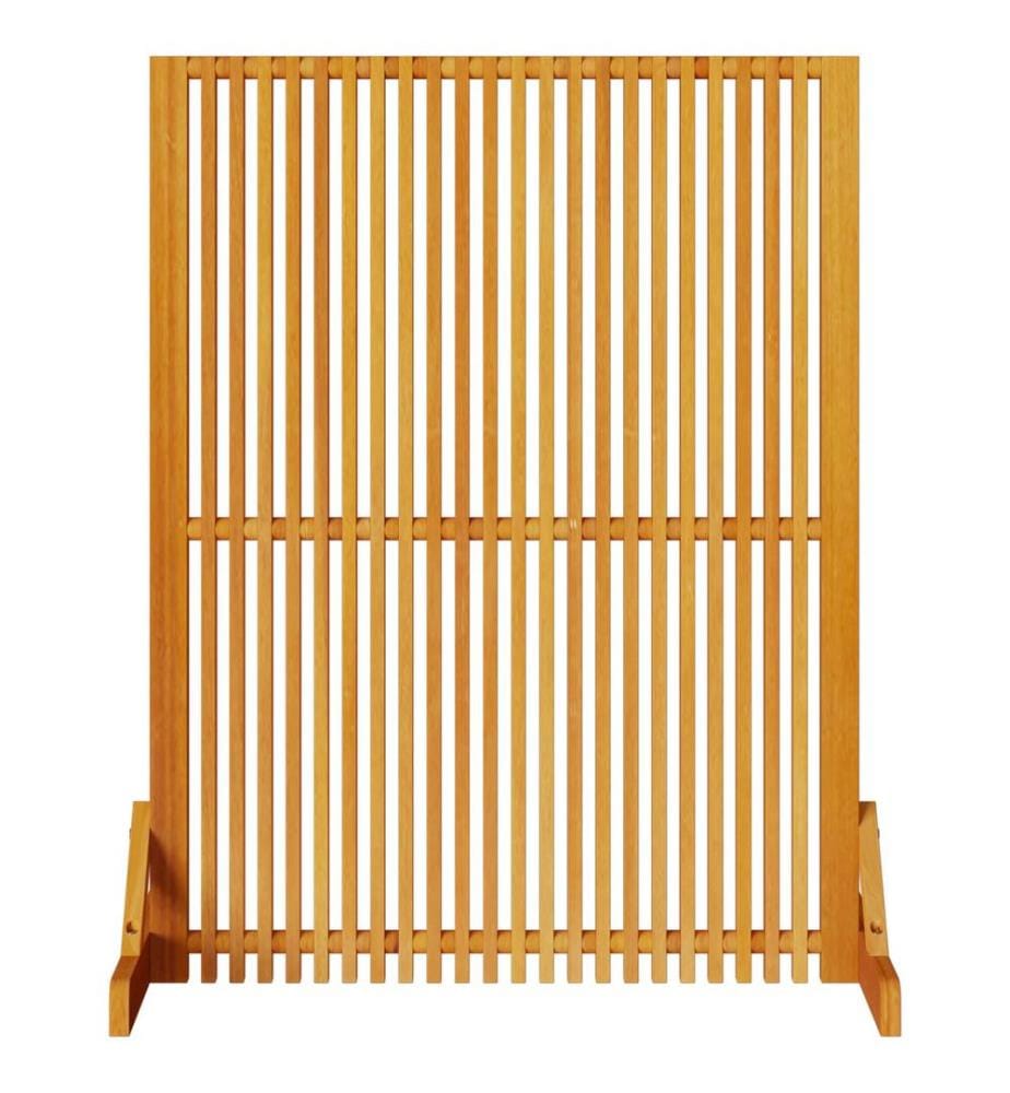 Sichtschutz Braun 79.5 x 50 x 110 cm Massivholz Akazie