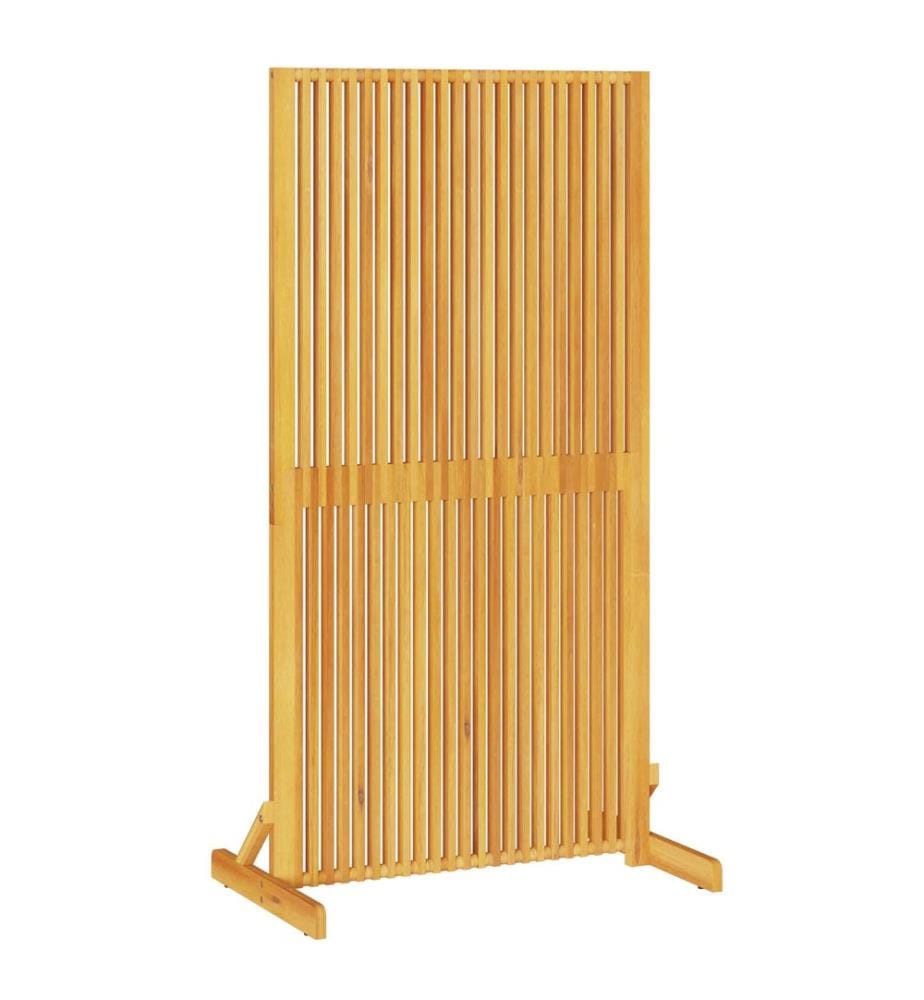 Sichtschutz Braun 79.5 x 50 x 150 cm Massivholz Akazie
