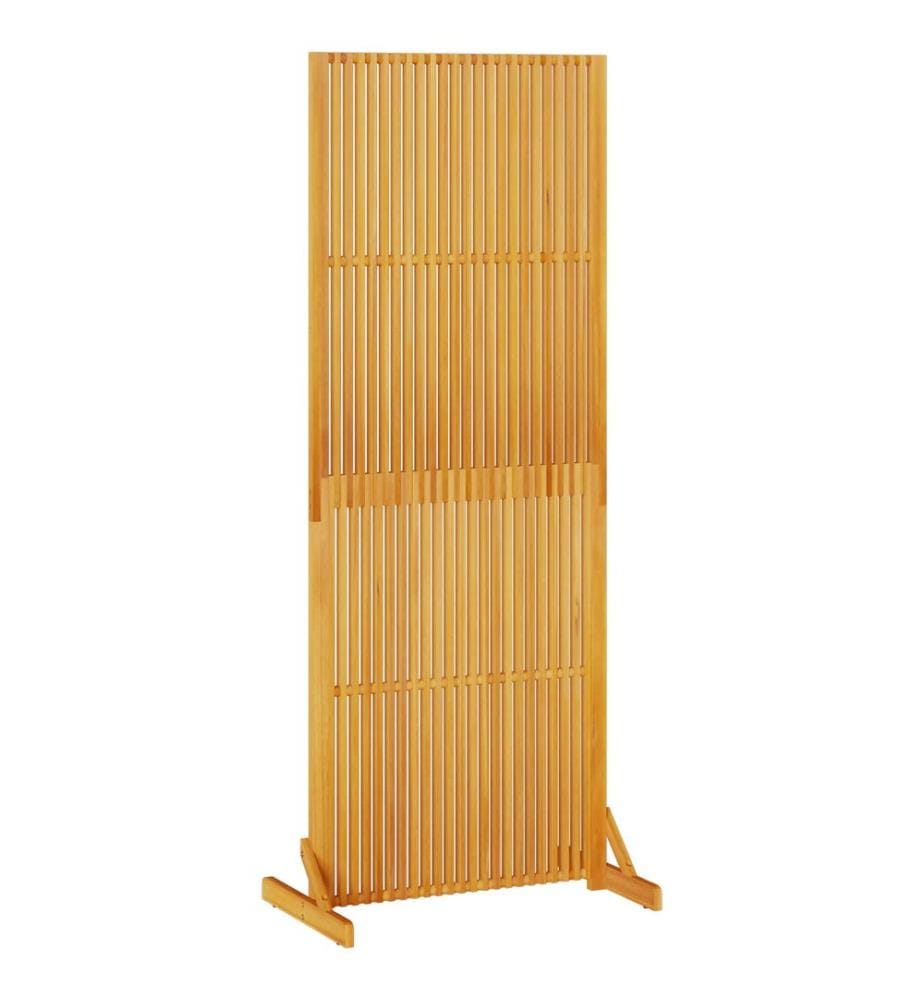 Sichtschutz Braun 79.5 x 50 x 200 cm Massivholz Akazie