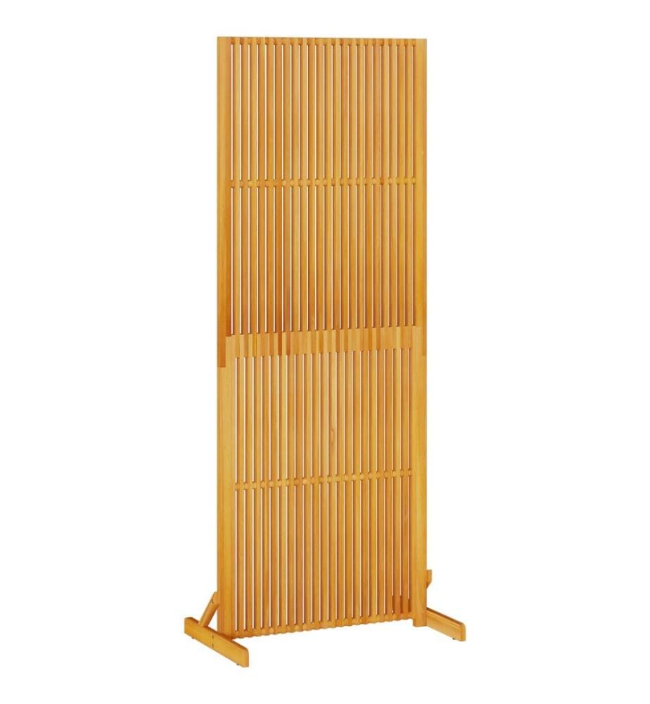 Sichtschutz Braun 79.5 x 50 x 200 cm Massivholz Akazie