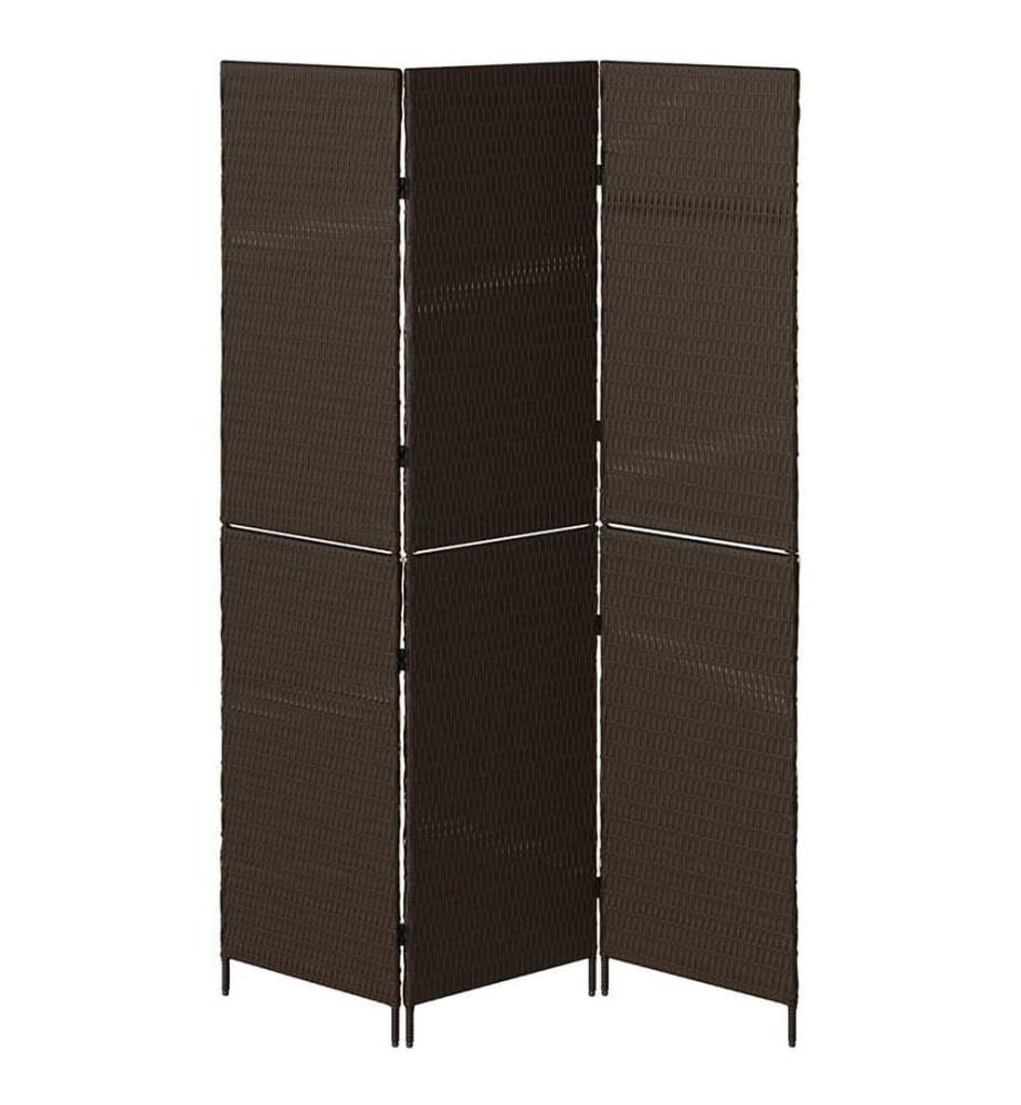Paravent Marron 146 x 180 cm. polyrotin
