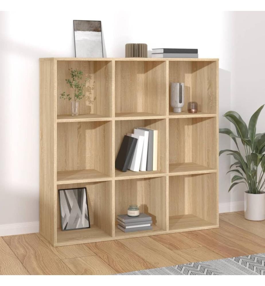 Bücherregal Sonoma-Eiche 98x29x97,5 cm Holzwerkstoff
