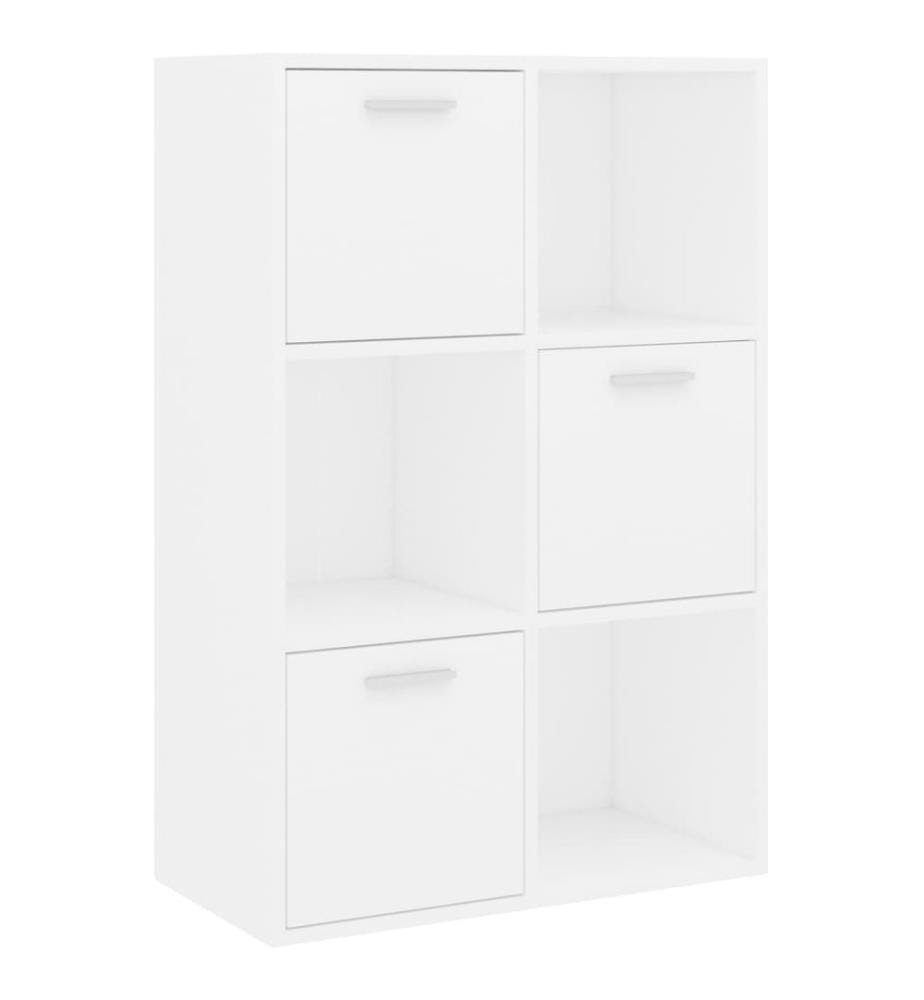 Armoire de rangement Blanc 60x29,5x90 cm Bois d'ingénierie