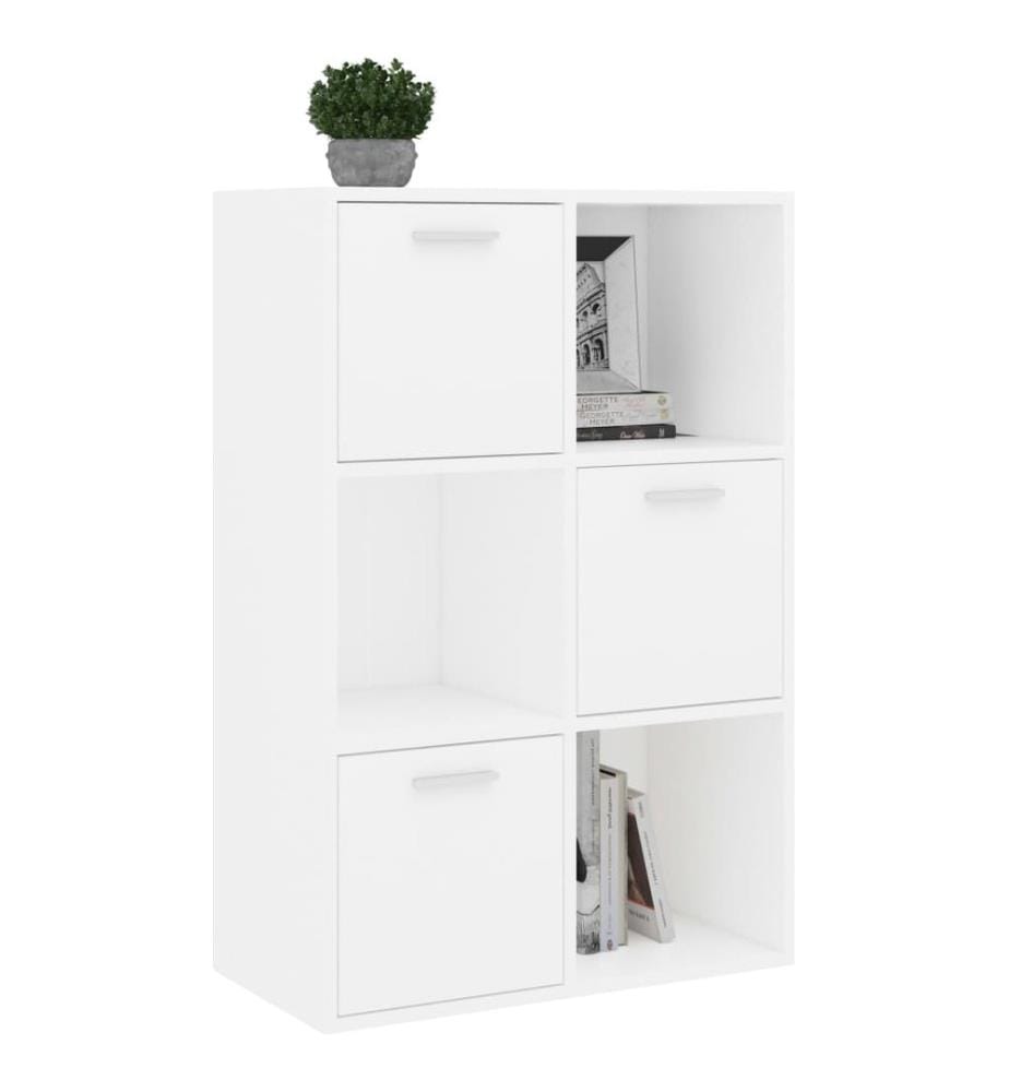 Armoire de rangement Blanc 60x29,5x90 cm Bois d'ingénierie