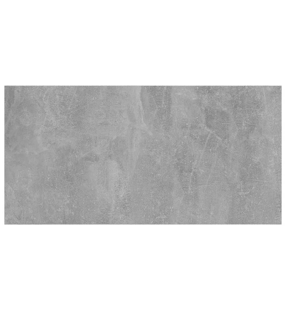 Panneaux de bibliothèque 4 pcs Gris béton 60x30x1,5cm Aggloméré