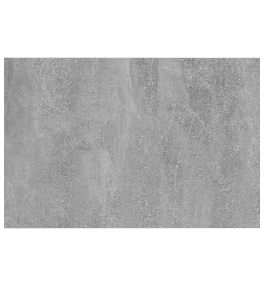 Panneaux de bibliothèque 4 pcs gris béton bois d'ingénierie
