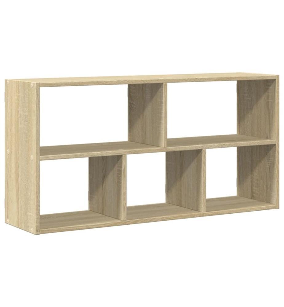 Wandregal Sonoma-Eiche 100x25x50 cm Holzwerkstoff