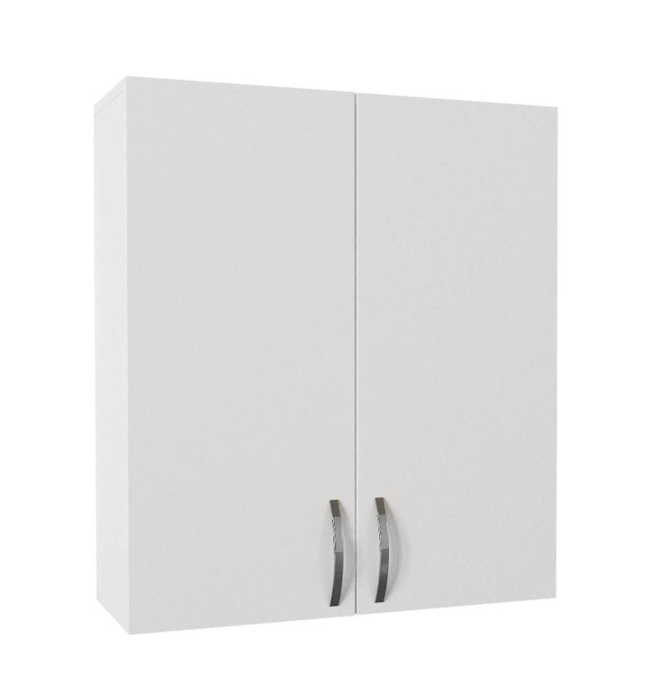 Badezimmerschrank, weiss, melaminbeschichtete Spanplatte