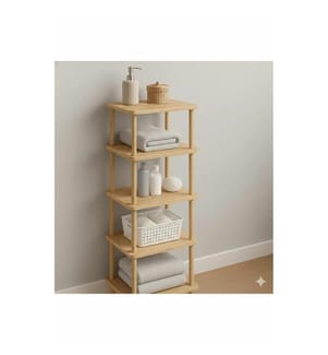 Badezimmerregal Saphir-Eiche 100 % melaminbeschichtete Spanplatte