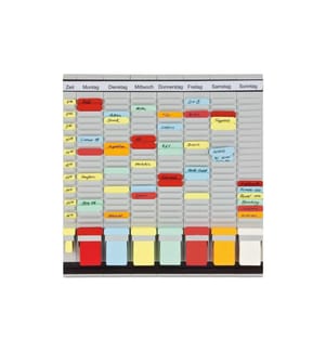 FRANKEN - T-Kartentafel Universal 49 cm x 47.4 cm, Grau