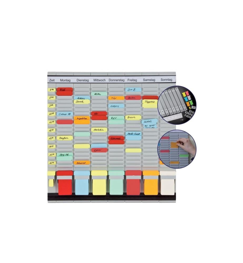 FRANKEN - T-Kartentafel Universal 49 cm x 47.4 cm, Grau