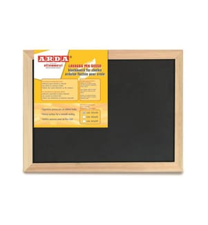 Arda - Kreidetafel Blackboard 30 x 40 cm, Schwarz