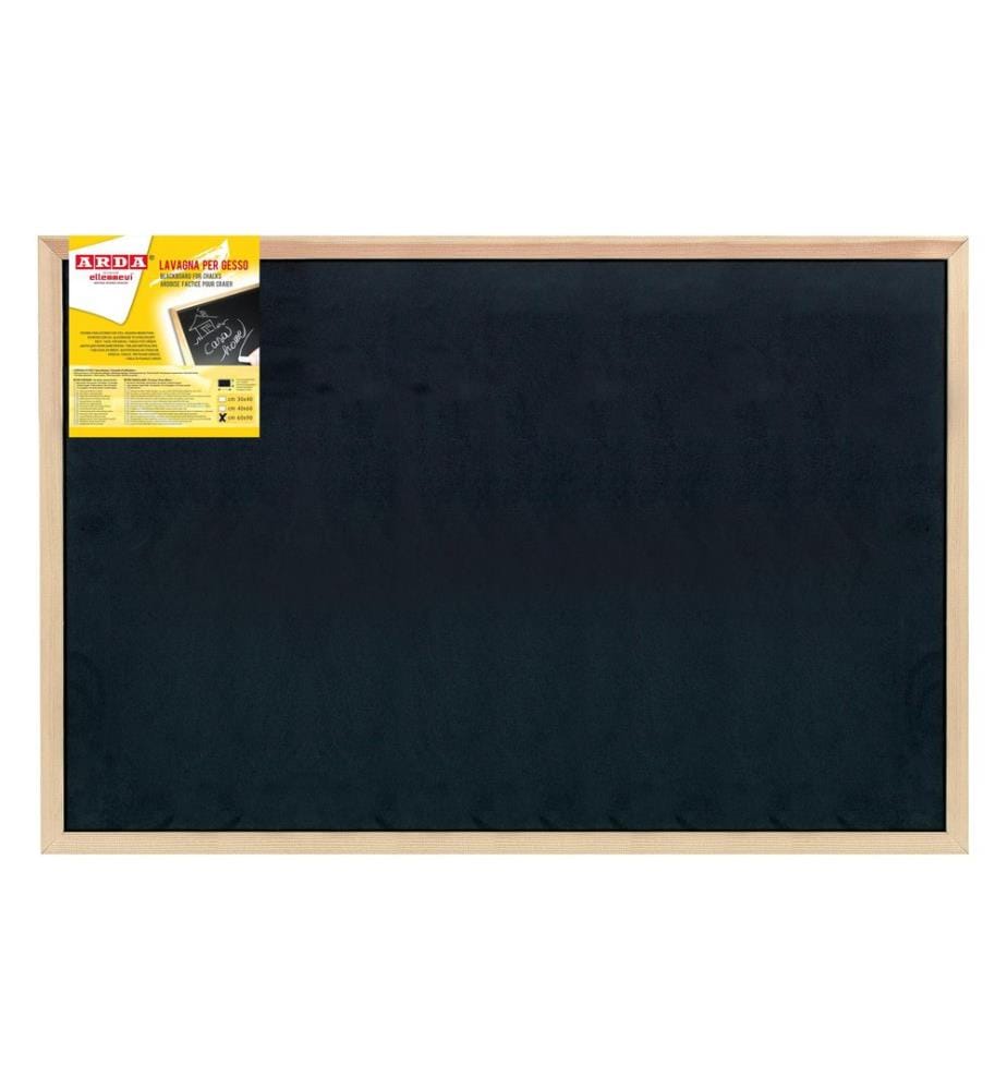 Arda - Kreidetafel Blackboard 60 x 90 cm, Schwarz