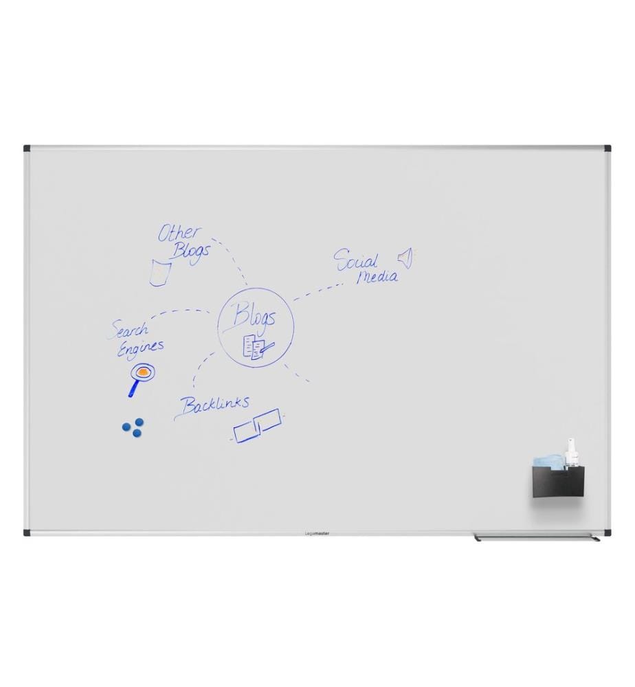 Legamaster - Magnethaftendes Whiteboard Unite Plus 100 cm x 150 cm, Weiss