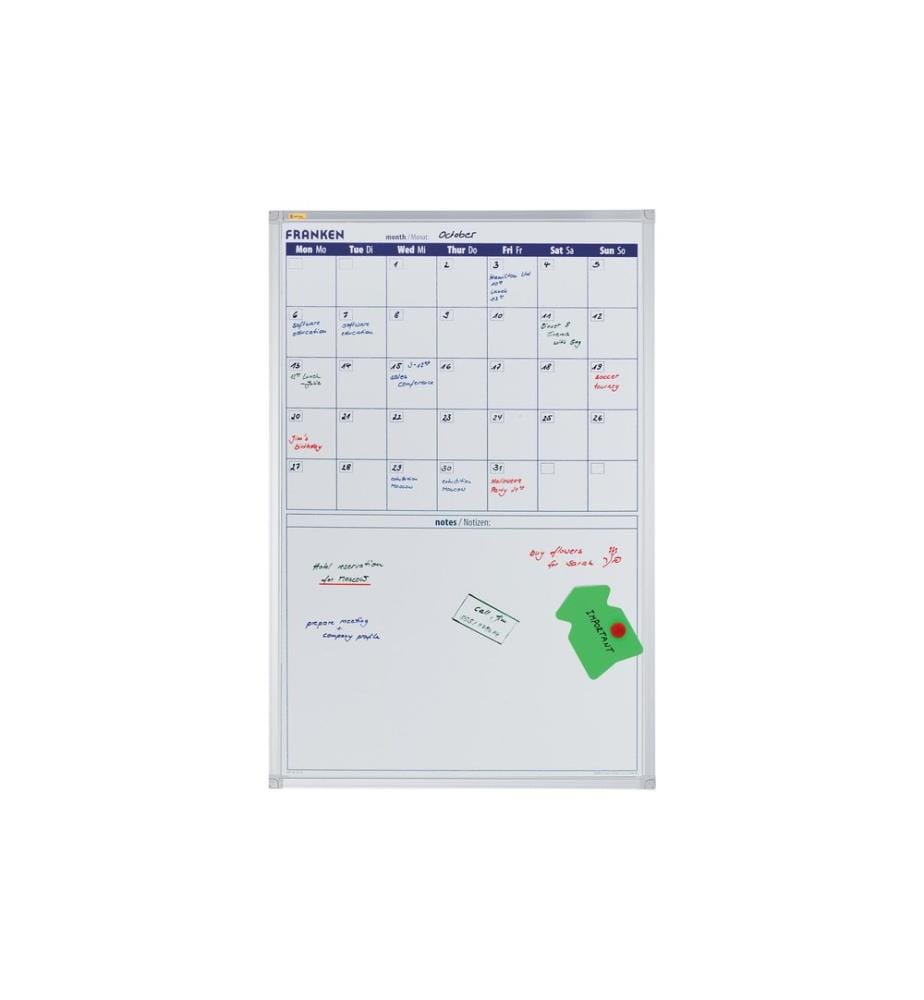 FRANKEN - Calendrier Calendrier annuel X-tra!Line 90 cm x 60 cm, Blanc