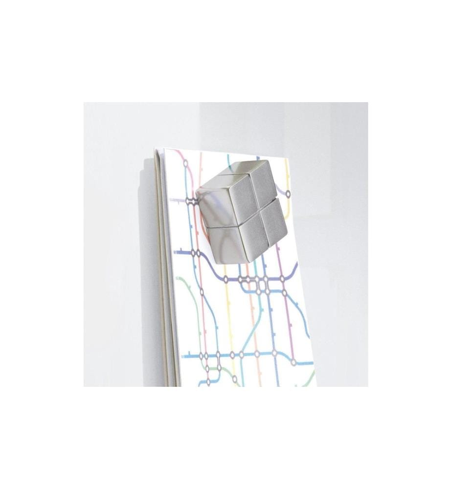 SIGEL - Magnethaftendes Glassboard artverum 90 cm x 120 cm, Weiss