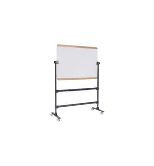 BI-OFFICE - Tableau blanc magnétique ACE Mobile 120 cm x 90 cm, Blanc