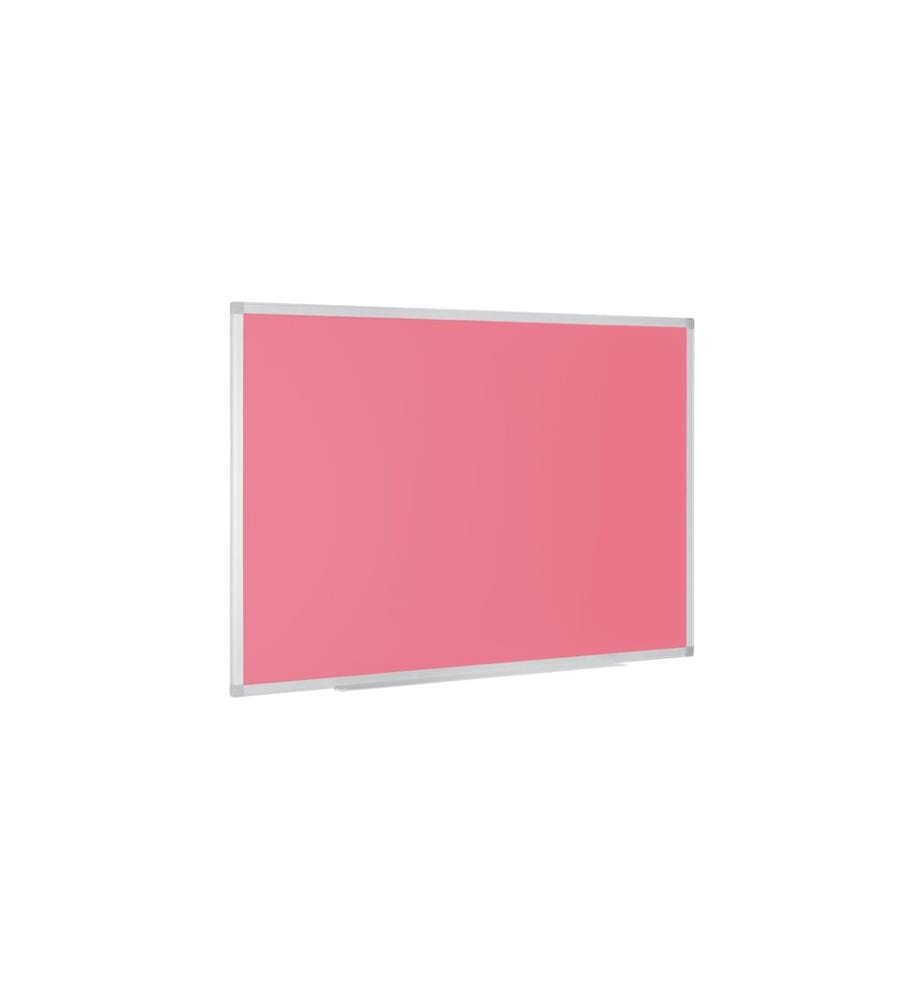 BI-OFFICE - Tableau blanc magnétique AYDA 90 cm x 60 cm, Rose