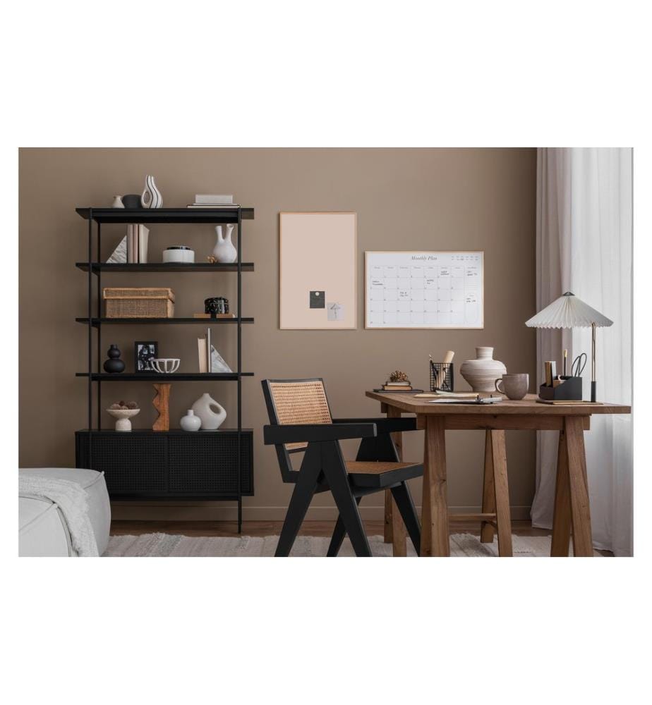 BI-OFFICE - Tableau blanc magnétique EARTH 58.5 cm x 38.5 cm, Beige