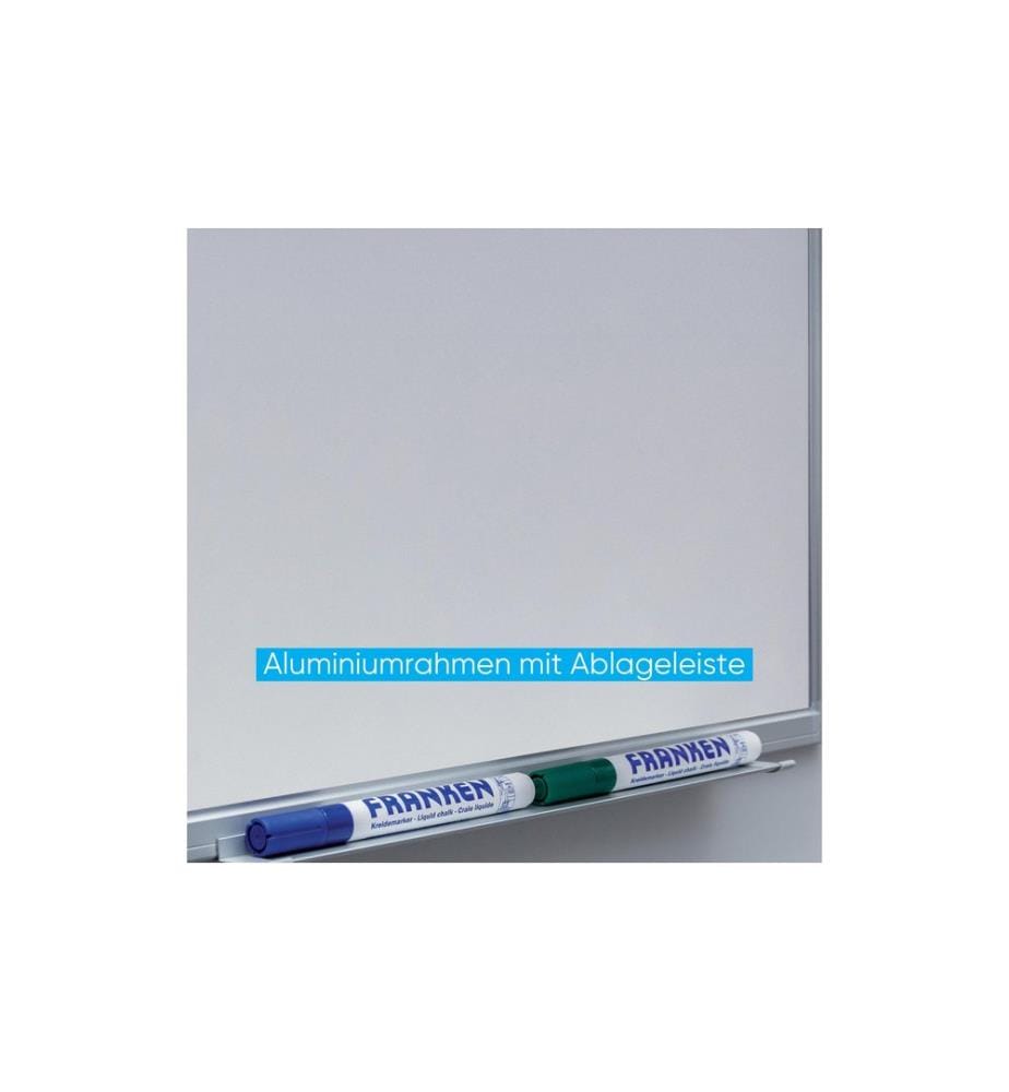 FRANKEN - Magnethaftendes Whiteboard X-tra!Line 120 cm x 300 cm, Weiss