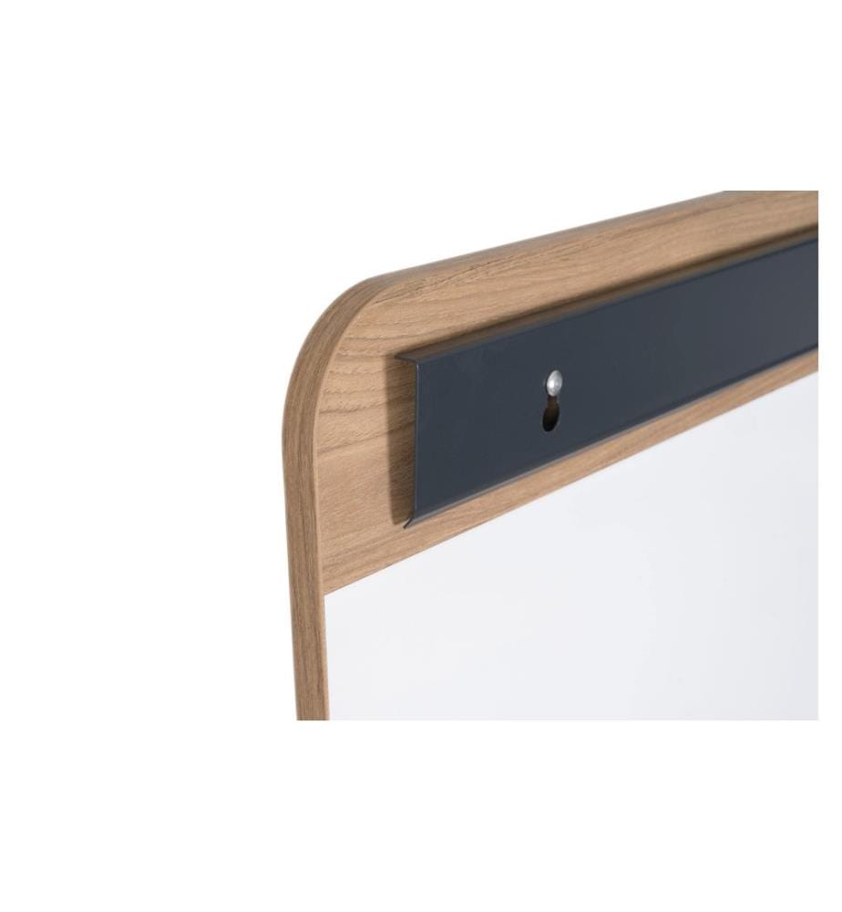 BI-OFFICE - Tableau blanc mobile ACE Mobile 70 cm x 185 cm, Blanc
