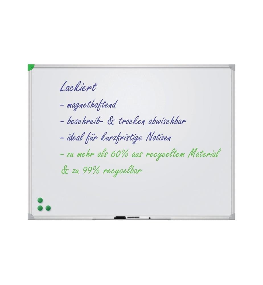 FRANKEN - Tableau blanc U-Act!Line acier 30 cm x 40 cm, Blanc
