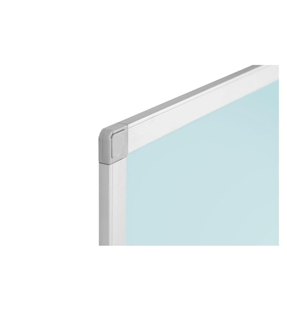 BI-OFFICE - Magnethaftendes Whiteboard AYDA 120 cm x 90 cm, Hellblau