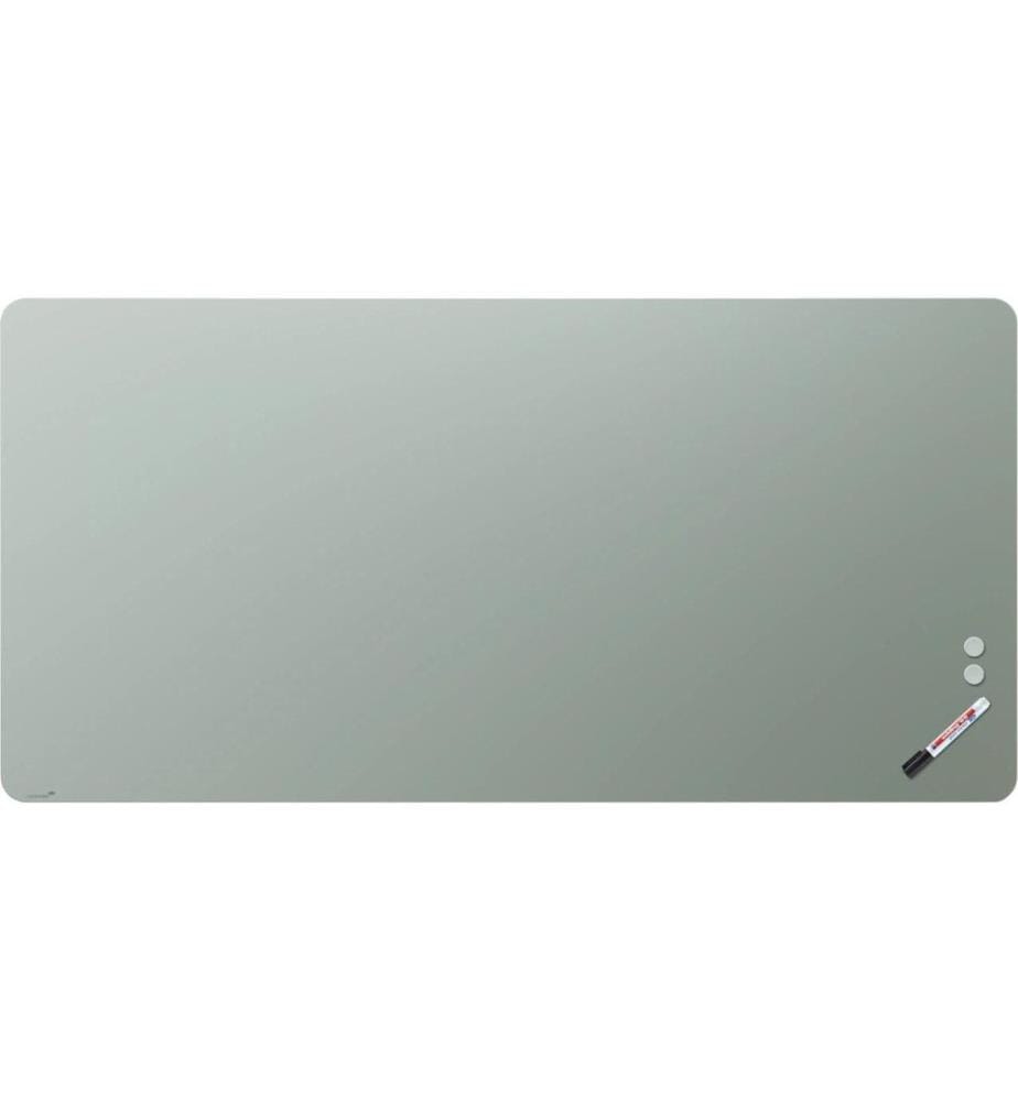 Legamaster - Tableau en verre RC 100 x 200 cm, vert sauge mat