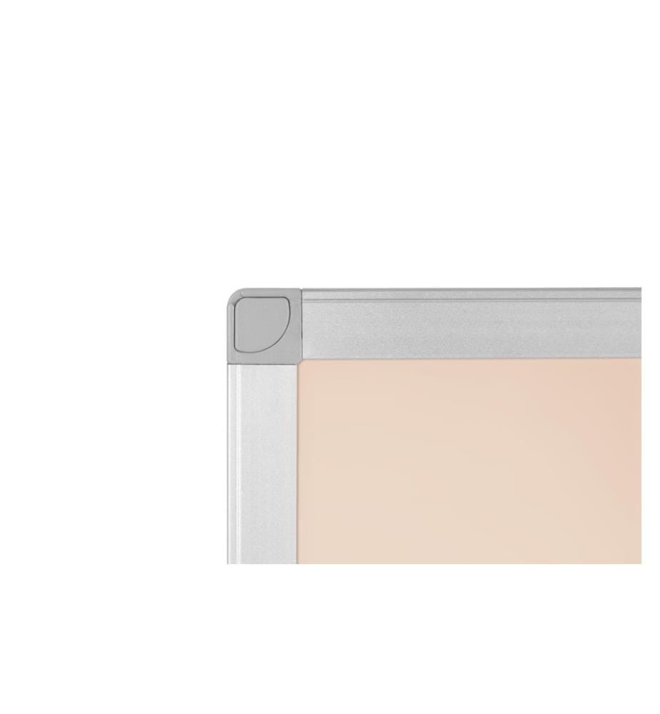 BI-OFFICE - Magnethaftendes Whiteboard AYDA 120 cm x 90 cm, Beige