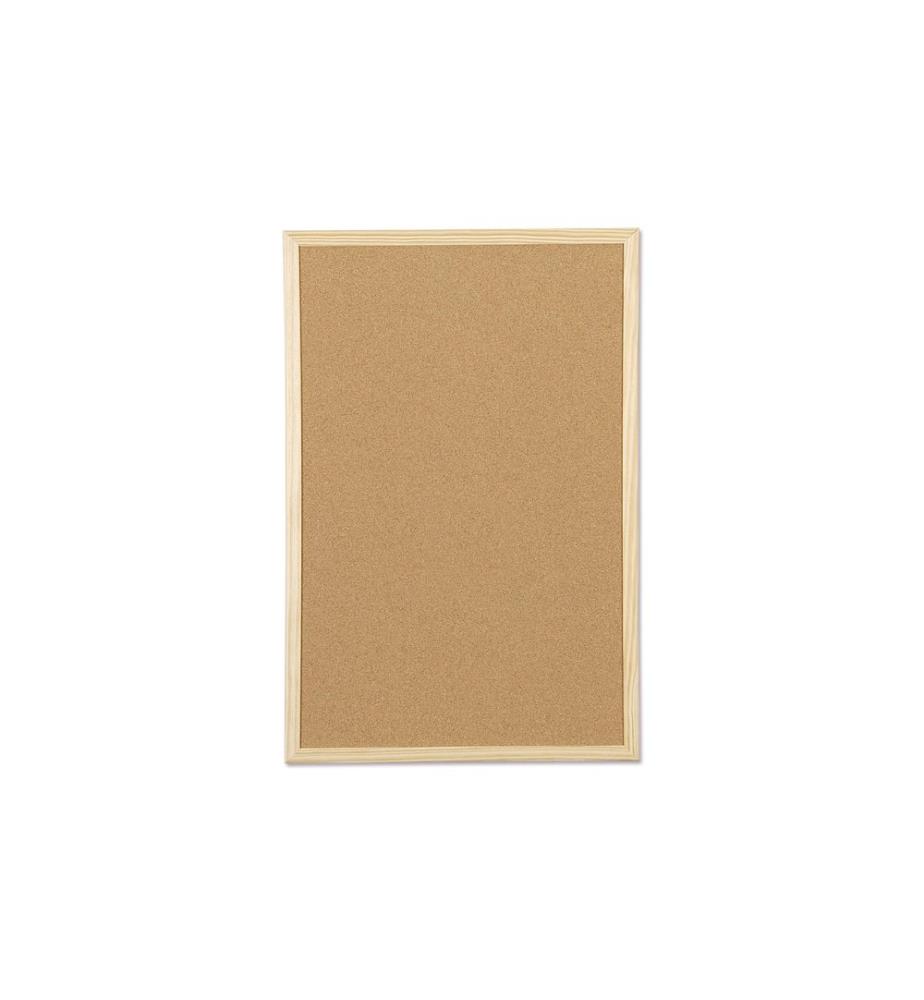 dufco - Tableau d'affichage 40 cm x 60 cm, Brun clair