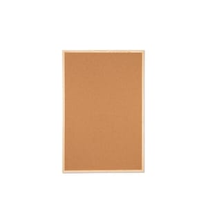 dufco - Tableau d'affichage 60 cm x 90 cm, Brun clair