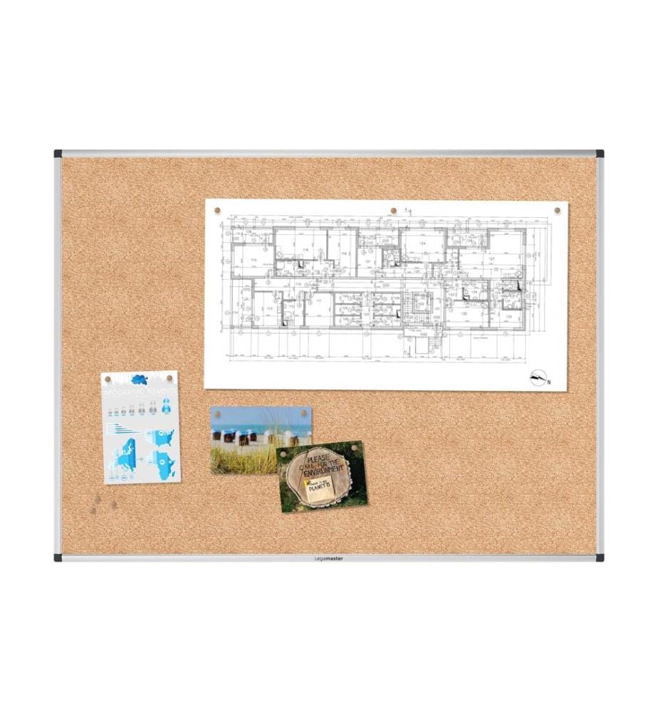 Legamaster - Tableau d'affichage Unite 90 cm x 120 cm, Brun