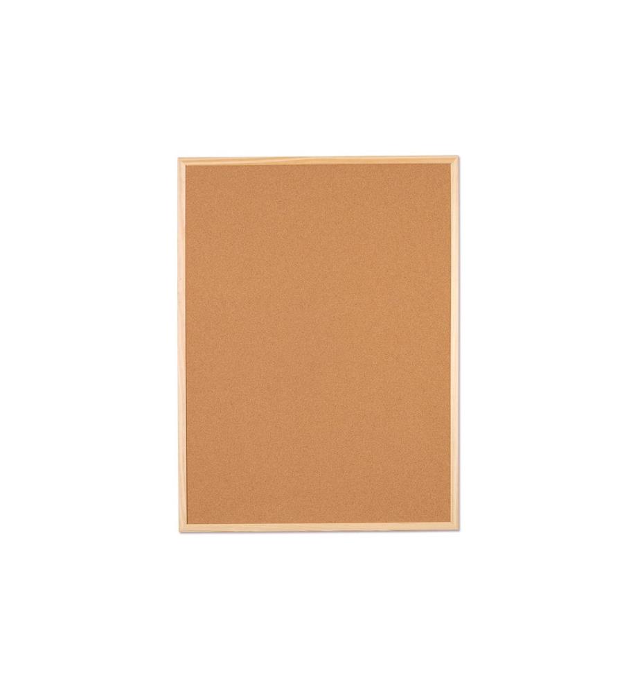 dufco - Tableau d'affichage 60 cm x 80 cm, Brun clair