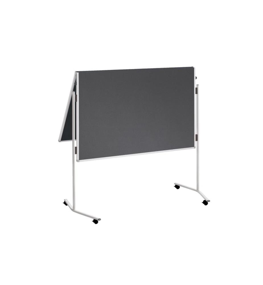 FRANKEN - Pinnwand Eco 150 cm x 120 cm, Grau, klappbar