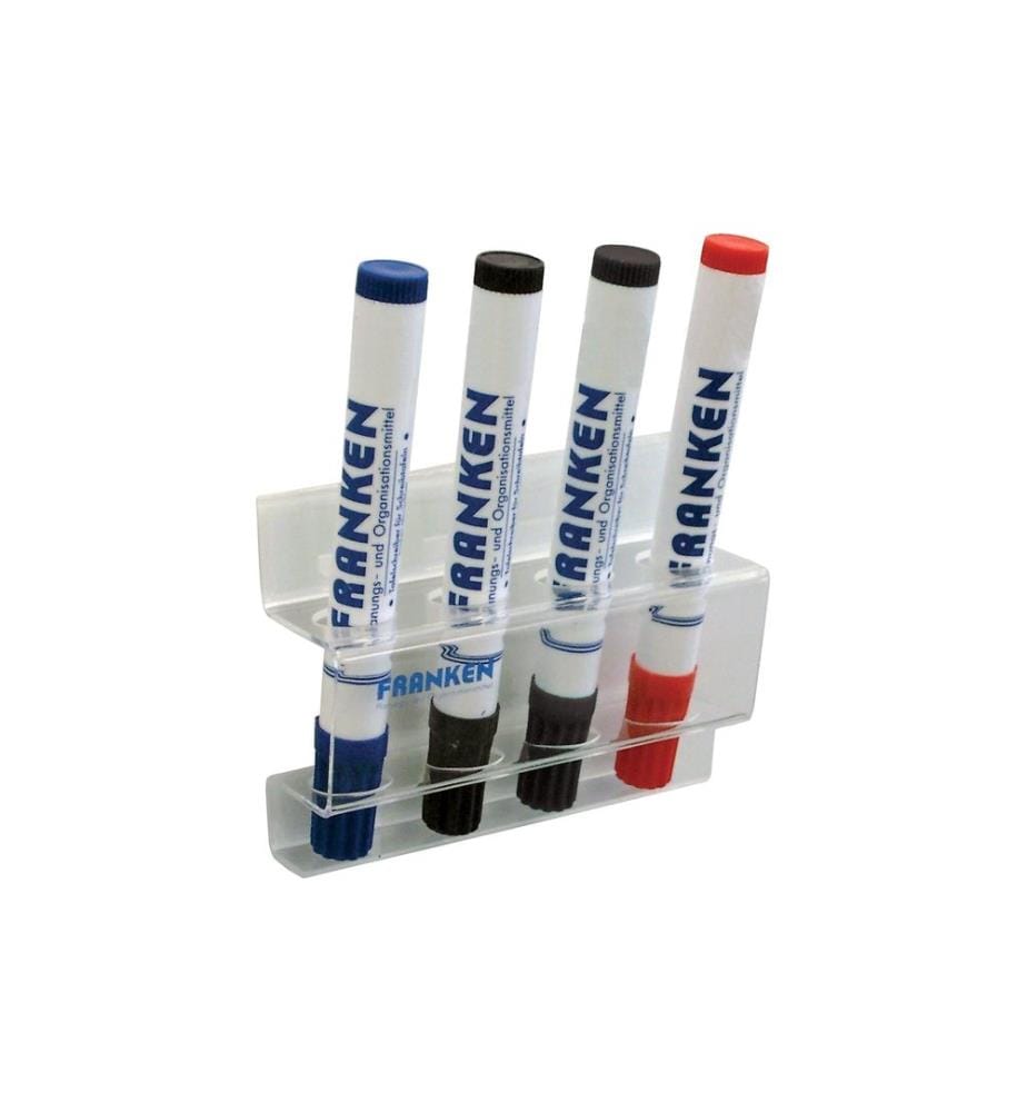 FRANKEN - Pot à crayons pour 4 marqueurs de tableau Transparent