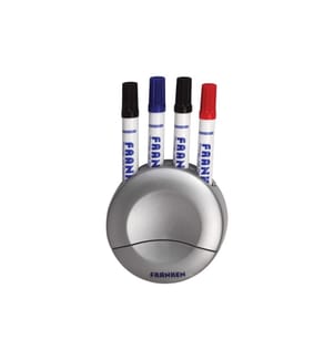 FRANKEN - Stiftehalter Ø 11,5 cm, Silber