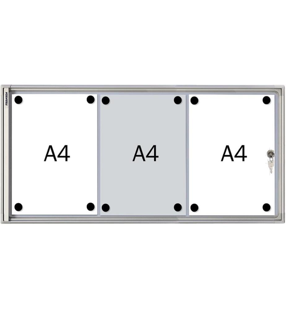 FRANKEN - Schaukasten X-tra!Line 3 x A4