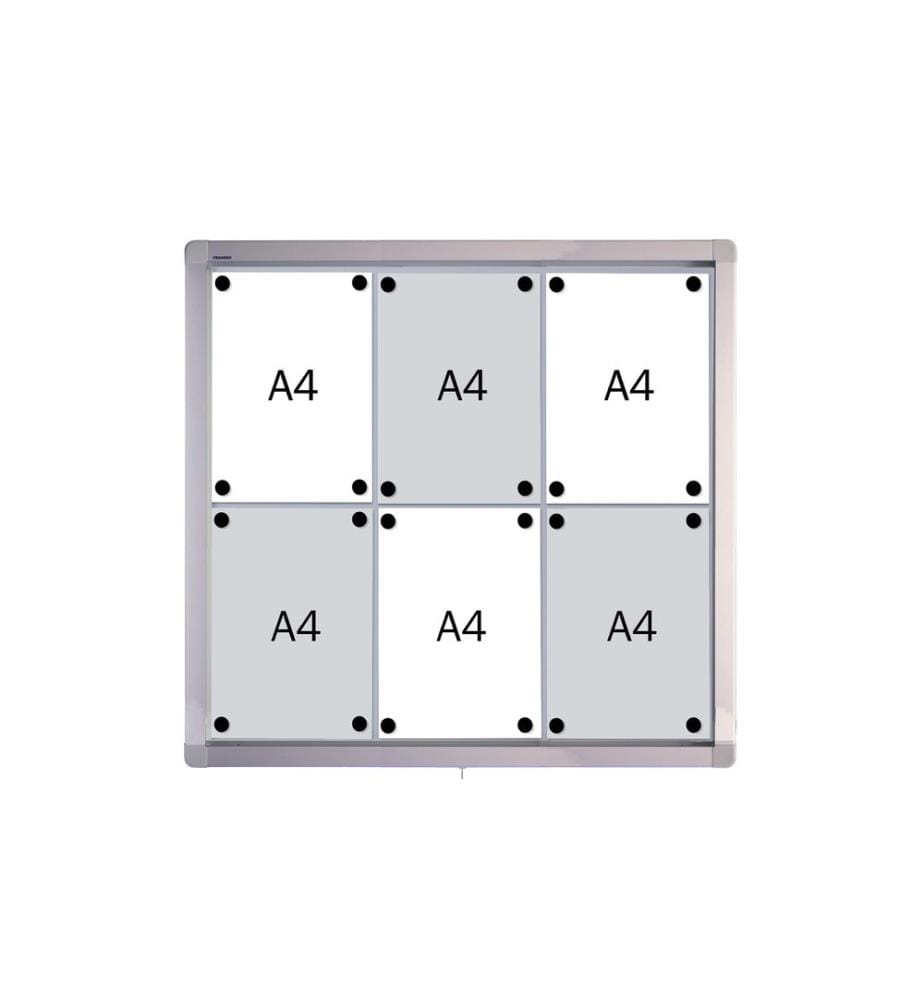 FRANKEN - Schaukasten ECO Magnetisch 6 x A4