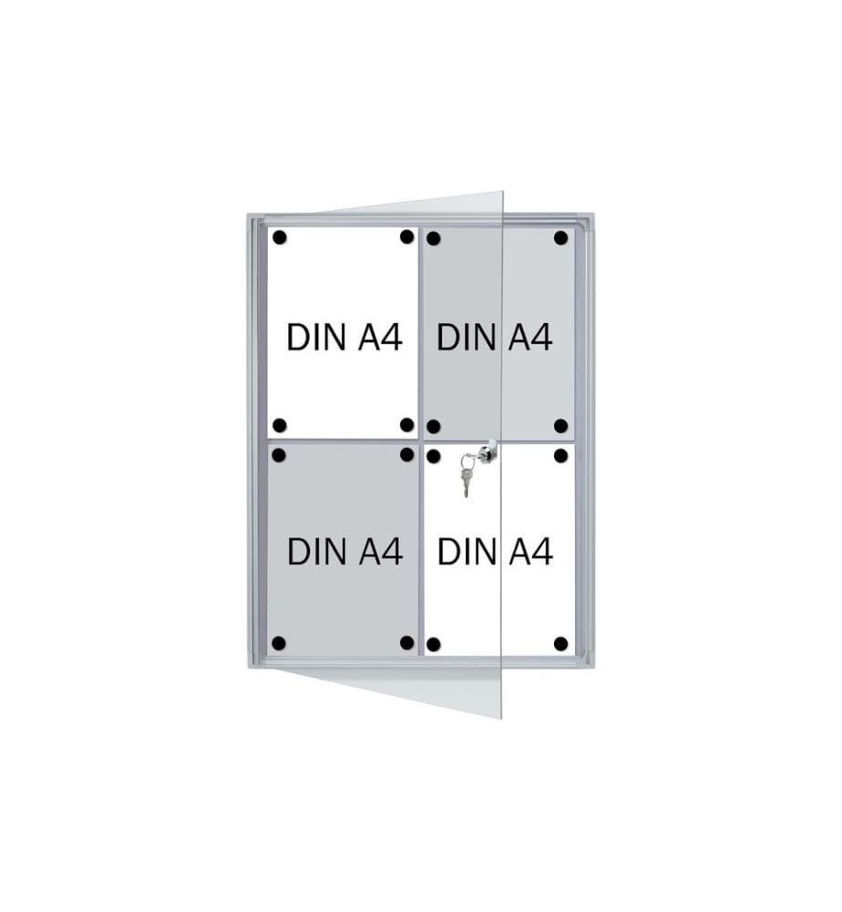 FRANKEN - Vitrine X-tra!Line 4 x A4