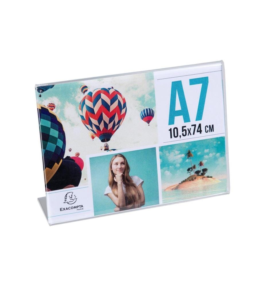 EXACOMPTA - Présentoir de table A7, format horizontal, 10 pièces
