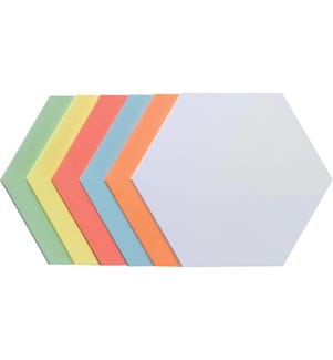 FRANKEN - Moderationskarten Wabe 19 x 16.5 cm, Sortiert, 250 Stück