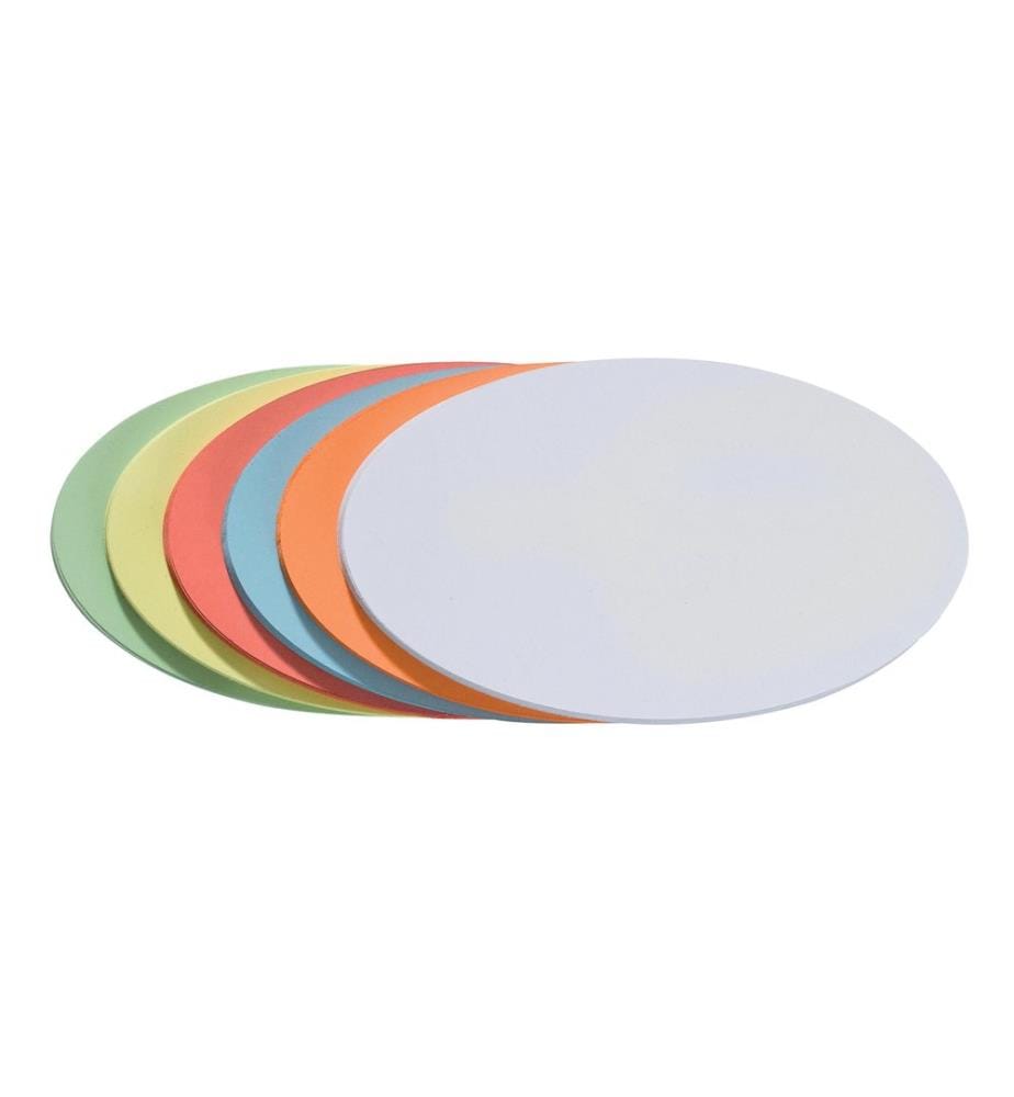 FRANKEN - Moderationskarten Oval 19 x 11 cm, Sortiert, 300 Stück